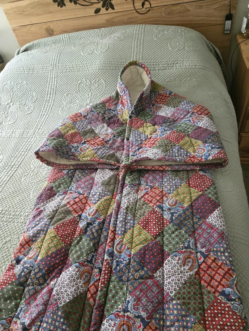 VTG 1970s Heritage Quilts Snug Sack Body Sleeping Bag Patchwork 30” X 70 Windsor